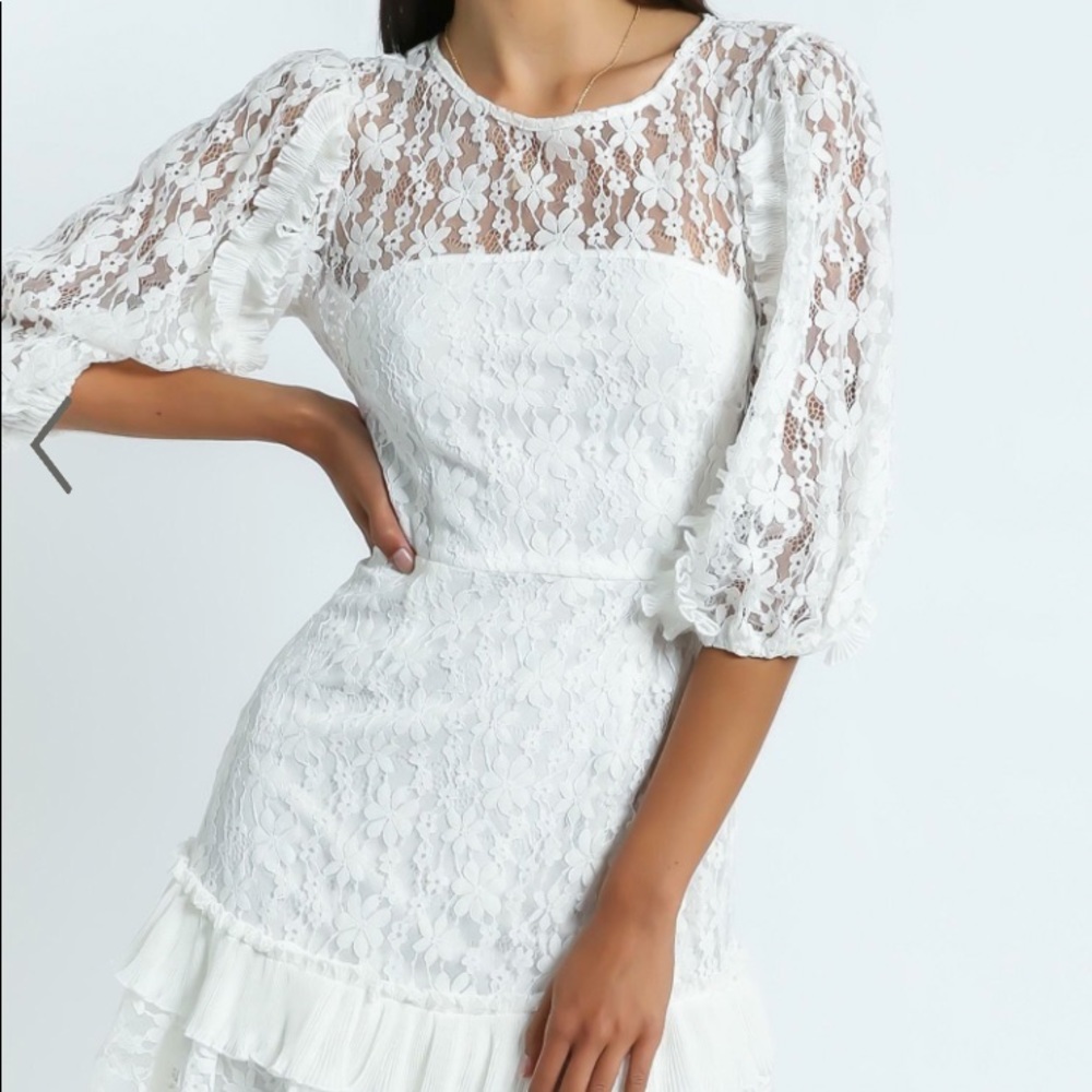 Showpo Leilei Dress in White